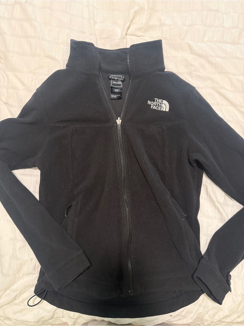 The North Face Women's Black Zip-Up Fleece Jacket